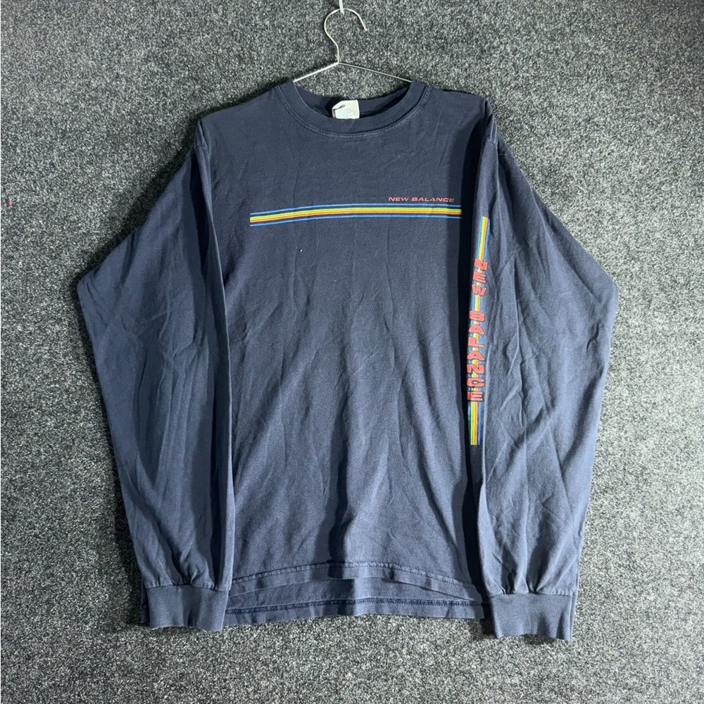 New Balance Navy Long Sleeve Tee